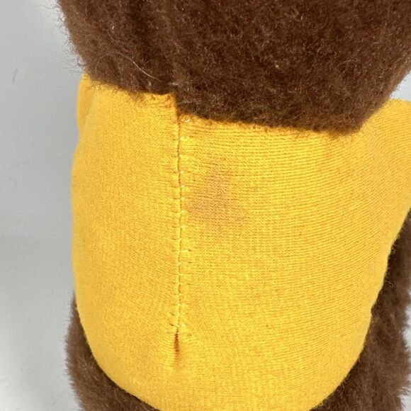 Shoprite | Vintage Beanbag Plush Bear Stuffed Animal Toy Yellow Shirt 8" - Picture 7 of 11